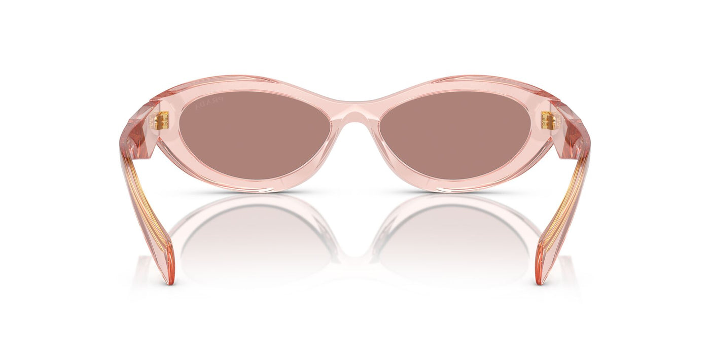 Prada SPR26Z Transparent Peach/Light Brown #colour_transparent-peach-light-brown