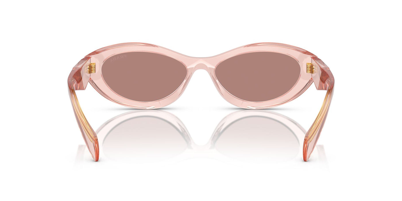 Prada SPR26Z Transparent Peach/Light Brown #colour_transparent-peach-light-brown