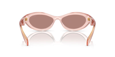 Prada SPR26Z Transparent Peach/Light Brown #colour_transparent-peach-light-brown
