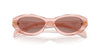 Prada SPR26Z Transparent Peach/Light Brown #colour_transparent-peach-light-brown