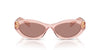 Prada SPR26Z Transparent Peach/Light Brown #colour_transparent-peach-light-brown