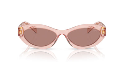 Prada SPR26Z Transparent Peach/Light Brown #colour_transparent-peach-light-brown