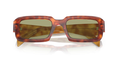 Prada SPR27Z Cognac Tortoise/Green #colour_cognac-tortoise-green