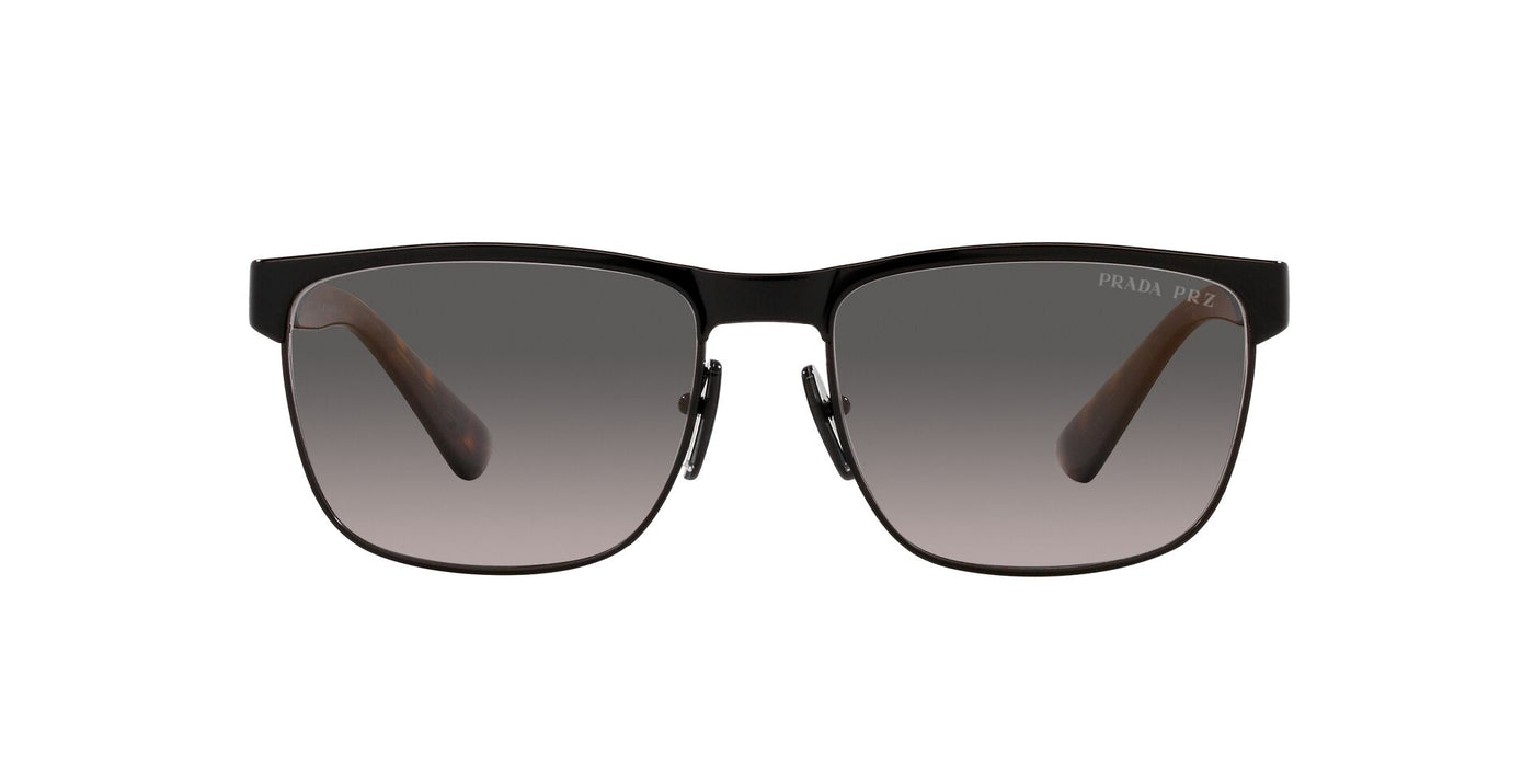 Prada SPR66Z Black/Grey Polarised Gradient #colour_black-grey-polarised-gradient