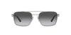 Prada SPR67Z Silver/Grey Polarised Gradient #colour_silver-grey-polarised-gradient