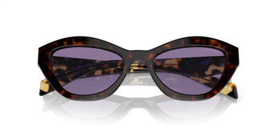 Prada SPR A02 Havana/Violet Internal Silver Mirror #colour_havana-violet-internal-silver-mirror
