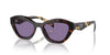 Prada SPR A02 Havana/Violet Internal Silver Mirror #colour_havana-violet-internal-silver-mirror