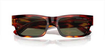 Prada SPR A03 Red Black Havana/Green Polarised #colour_red-black-havana-green-polarised