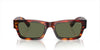 Prada SPR A03 Red Black Havana/Green Polarised #colour_red-black-havana-green-polarised