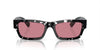 Prada SPR A03 Havana Black Transparent/Red Brown Crystal #colour_havana-black-transparent-red-brown-crystal