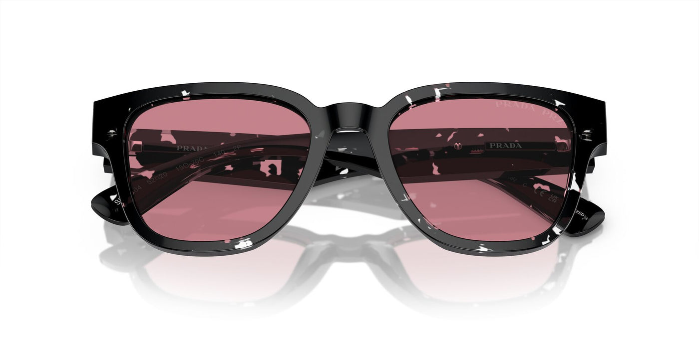 Prada SPR A04 Havana Black Crystal/Red Crystal #colour_havana-black-crystal-red-crystal