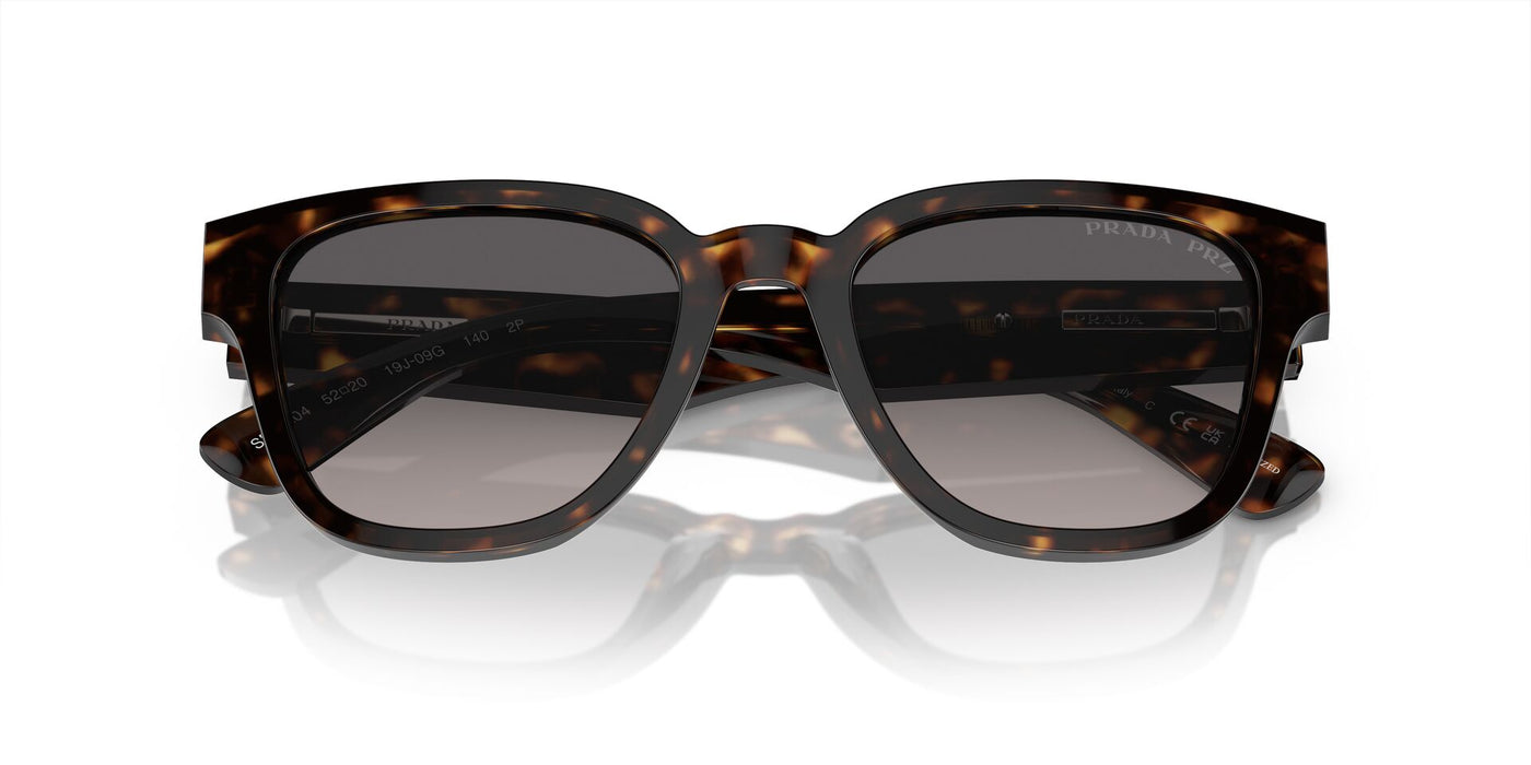 Prada SPR A04 Tortoise/Grey Polarised Gradient #colour_tortoise-grey-polarised-gradient