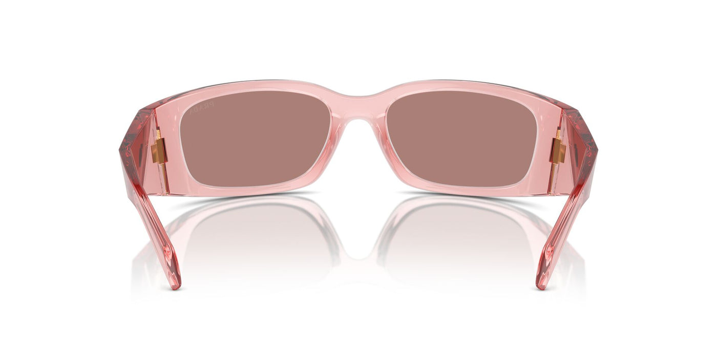 Prada SPR A14 Transparent Peach/Light Brown #colour_transparent-peach-light-brown