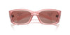 Prada SPR A14 Transparent Peach/Light Brown #colour_transparent-peach-light-brown