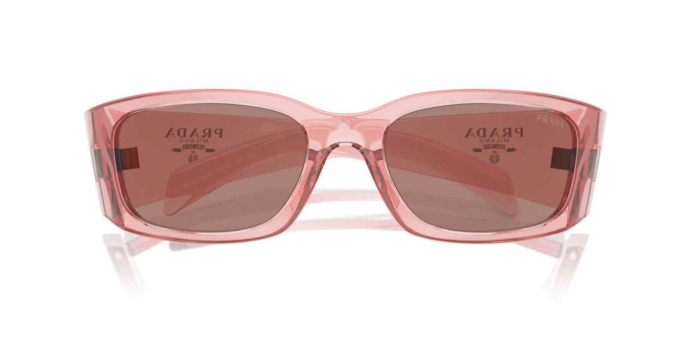 Prada SPR A14 Transparent Peach/Light Brown #colour_transparent-peach-light-brown