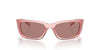 Prada SPR A14 Transparent Peach/Light Brown #colour_transparent-peach-light-brown