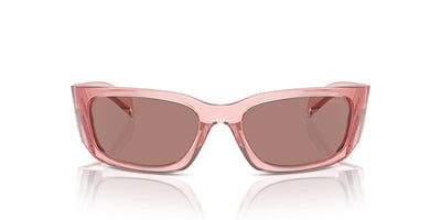 Prada SPR A14 Transparent Peach/Light Brown #colour_transparent-peach-light-brown