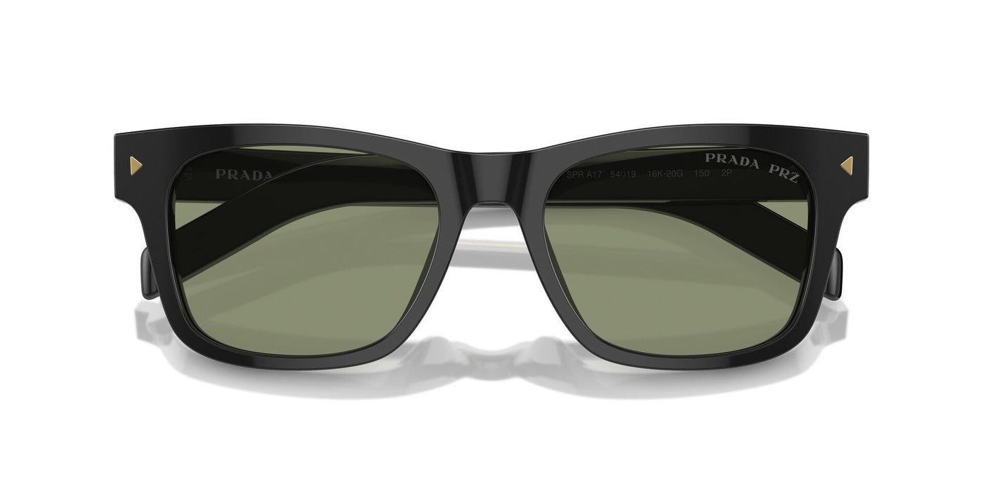 Prada SPR A17 Black/Green Polarised #colour_black-green-polarised