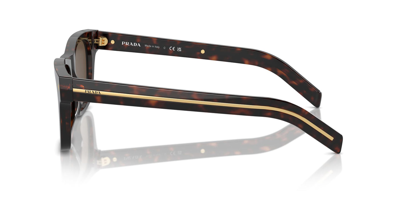 Prada SPR A17 Radica Tortoise/Dark Brown #colour_radica-tortoise-dark-brown