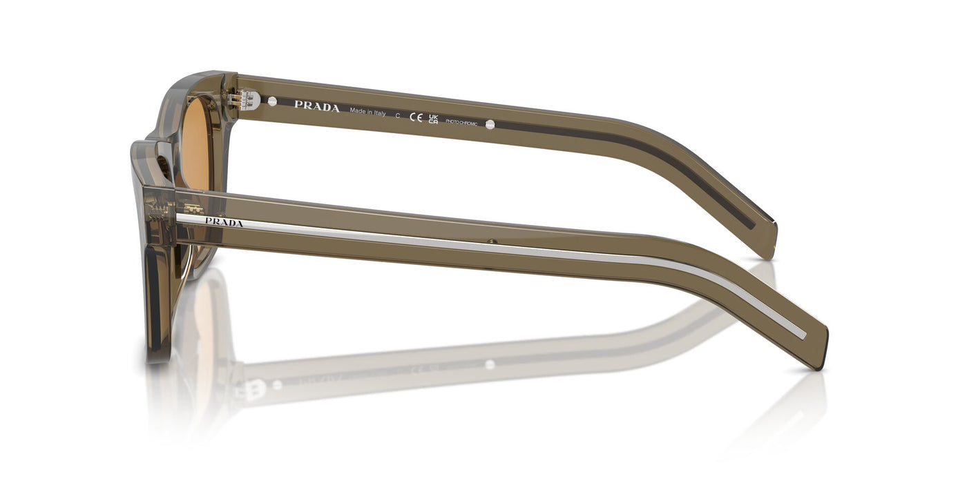 Prada SPR A17 Transparent Earth/Light Brown Photochromic #colour_transparent-earth-light-brown-photochromic