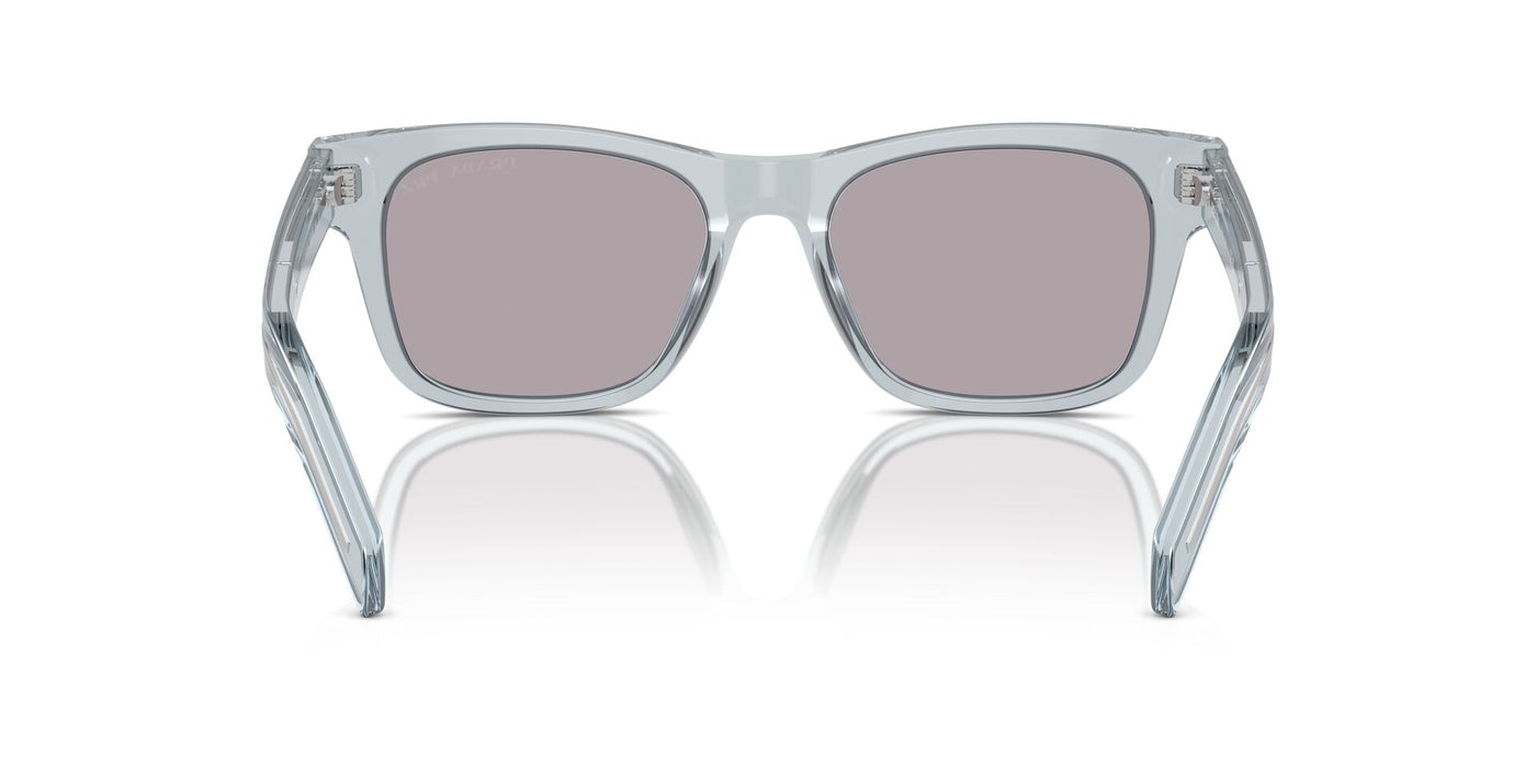 Prada SPR A17 Transparent Azure/Grey Gold Polarised Mirror #colour_transparent-azure-grey-gold-polarised-mirror