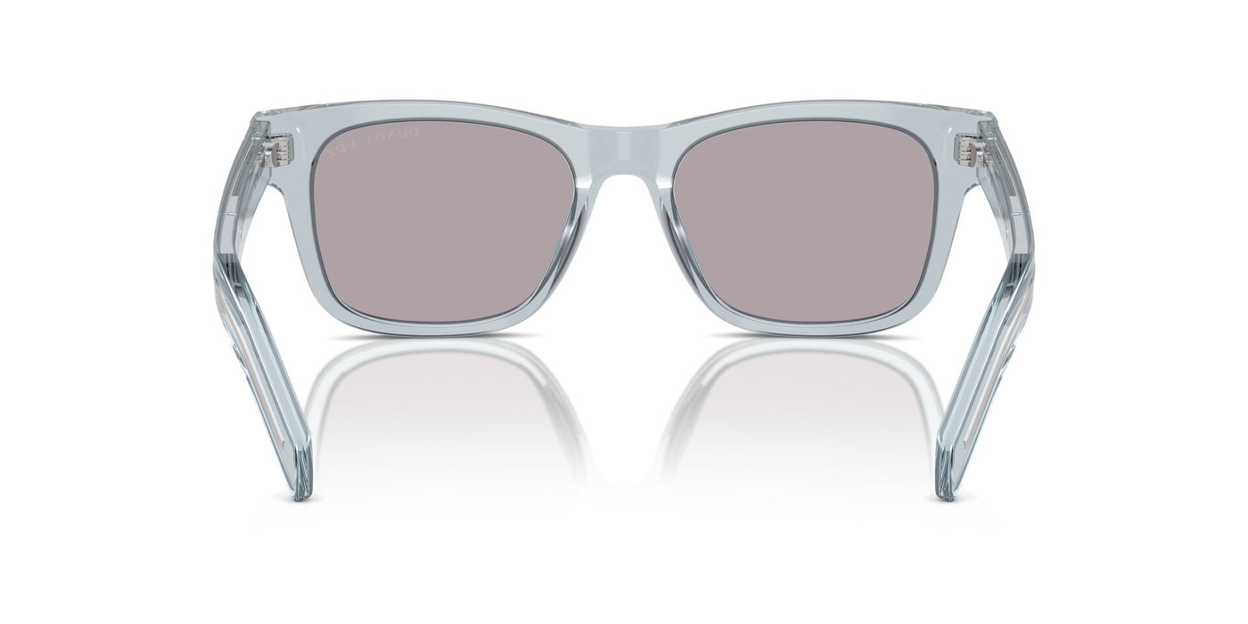 Prada SPR A17 Transparent Azure/Grey Gold Polarised Mirror #colour_transparent-azure-grey-gold-polarised-mirror