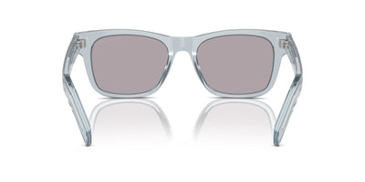 Prada SPR A17 Transparent Azure/Grey Gold Polarised Mirror #colour_transparent-azure-grey-gold-polarised-mirror
