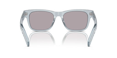 Prada SPR A17 Transparent Azure/Grey Gold Polarised Mirror #colour_transparent-azure-grey-gold-polarised-mirror