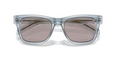 Prada SPR A17 Transparent Azure/Grey Gold Polarised Mirror #colour_transparent-azure-grey-gold-polarised-mirror