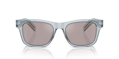 Prada SPR A17 Transparent Azure/Grey Gold Polarised Mirror #colour_transparent-azure-grey-gold-polarised-mirror