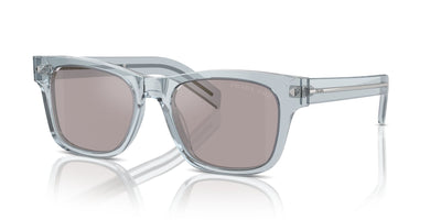 Prada SPR A17 Transparent Azure/Grey Gold Polarised Mirror #colour_transparent-azure-grey-gold-polarised-mirror