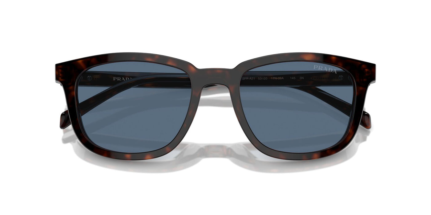 Prada SPR A21 Radica Tortoise/Dark Blue #colour_radica-tortoise-dark-blue