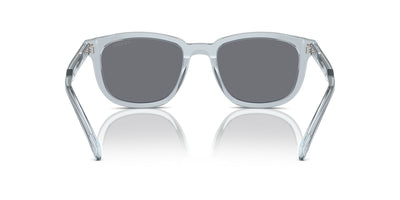 Prada SPR A21 Transparent Azure/Dark Grey Flash Silver #colour_transparent-azure-dark-grey-flash-silver