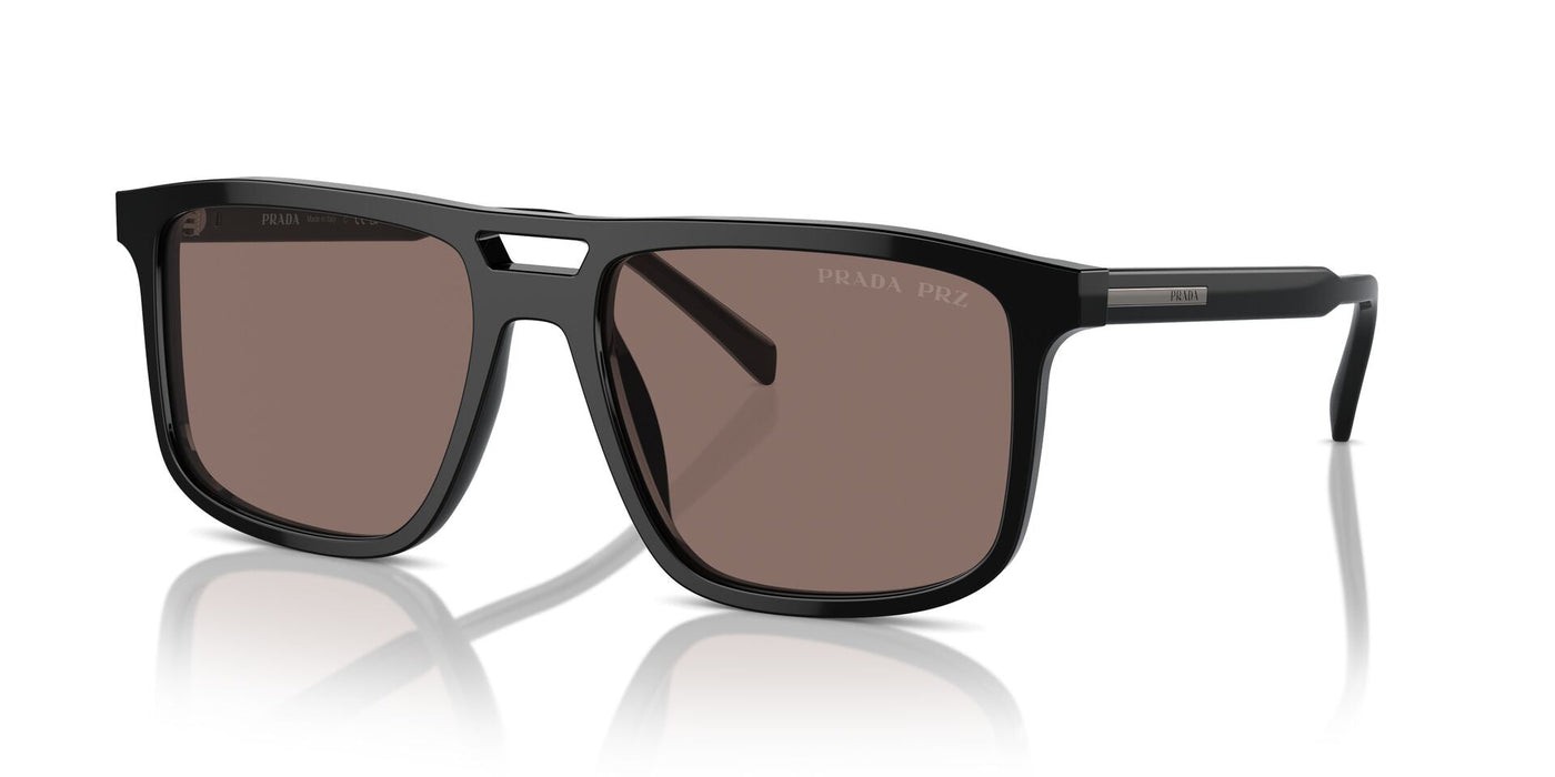 Prada SPR A22 Black/Brown Polarised #colour_black-brown-polarised