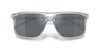 Prada SPR A22 Transparent Azure/Dark Grey Flash Silver #colour_transparent-azure-dark-grey-flash-silver