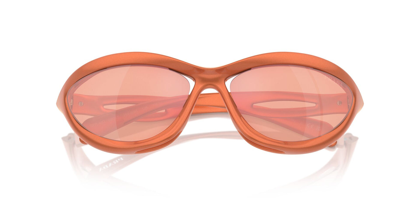 Prada SPR A23 Metallized Orange/Orange Red Mirror #colour_metallized-orange-orange-red-mirror