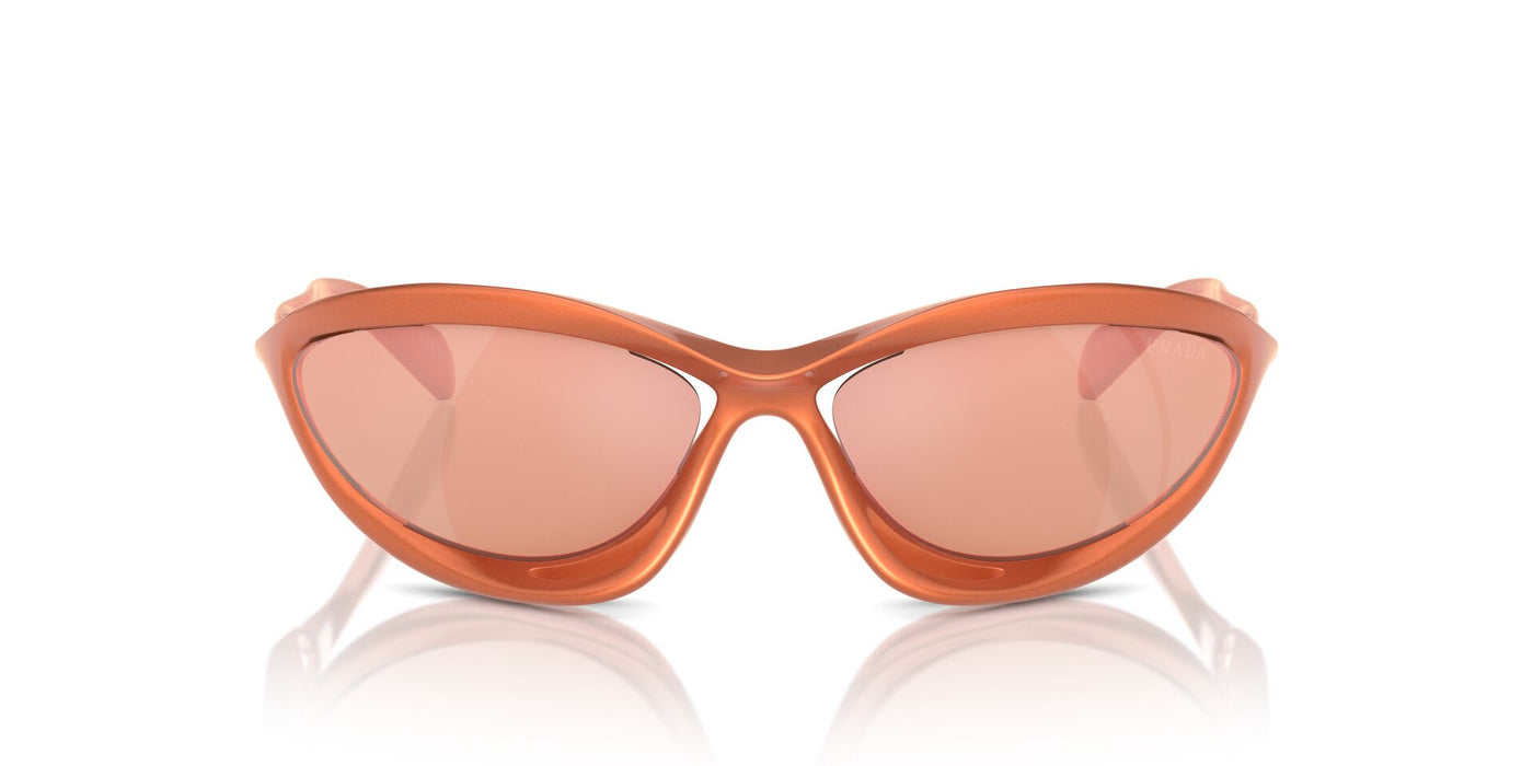 Prada SPR A23 Metallized Orange/Orange Red Mirror #colour_metallized-orange-orange-red-mirror