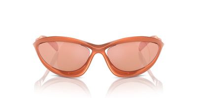 Prada SPR A23 Metallized Orange/Orange Red Mirror #colour_metallized-orange-orange-red-mirror