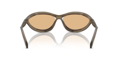 Prada SPR A26 Loden Frosted/Orange Mirror #colour_loden-frosted-orange-mirror