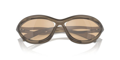 Prada SPR A26 Loden Frosted/Orange Mirror #colour_loden-frosted-orange-mirror
