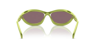 Prada SPR A26 Metallized Fern/Brown Mirror #colour_metallized-fern-brown-mirror