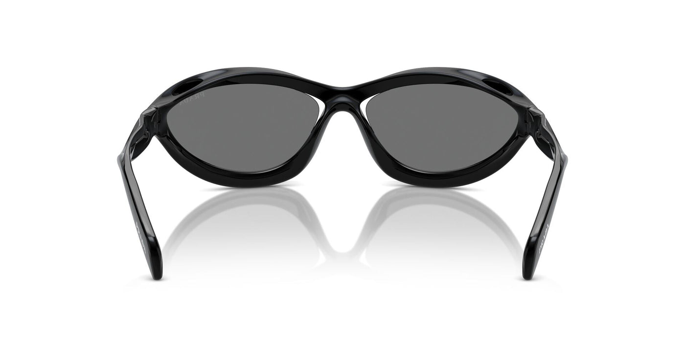 Prada SPR A26 Black/Grey Silver Mirror #colour_black-grey-silver-mirror