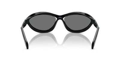 Prada SPR A26 Black/Grey Silver Mirror #colour_black-grey-silver-mirror