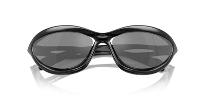 Prada SPR A26 Black/Grey Silver Mirror #colour_black-grey-silver-mirror