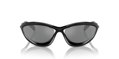 Prada SPR A26 Black/Grey Silver Mirror #colour_black-grey-silver-mirror