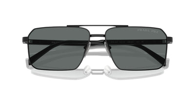 Prada SPR A57 Black/Dark Grey Polarised #colour_black-dark-grey-polarised