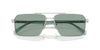 Prada SPR A57 Silver/Petrol Green #colour_silver-petrol-green