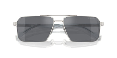 Prada SPR A57 Silver/Dark Grey Flash Silver #colour_silver-dark-grey-flash-silver