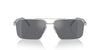 Prada SPR A57 Silver/Dark Grey Flash Silver #colour_silver-dark-grey-flash-silver