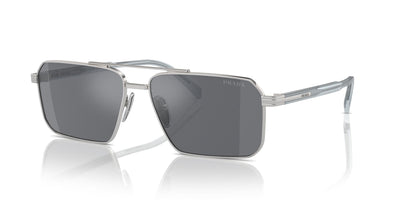 Prada SPR A57 Silver/Dark Grey Flash Silver #colour_silver-dark-grey-flash-silver